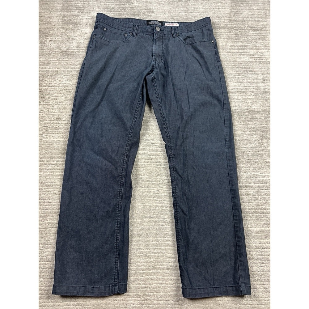 Private Member Jeans Mens 34 Blue Cotton Blend Straight Leg Skate Grunge Y2K